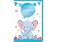 Braun + Company Glückwunschkarte Elefant 11.5 x 17 cm, Blau, Papierformat