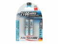 Ansmann Akku 2x AA 2100 mAh, Spannung: 1.2 V