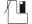 Urbany's Necklace Case iPhone 13 Pro Max All Black Matt, Fallsicher: Nein, Kompatible Hersteller: Apple, Detailfarbe: Schwarz, Mobiltelefon Kompatibilität: iPhone 13 Pro Max, Material: Thermoplastisches Polyurethan (TPU), Polypropylen Multifilem, Eigenschaften: Keine Eigenschaft