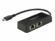 DeLock Netzwerk-Adapter USB-C - 2xRJ-45 1Gbps, Schnittstellen