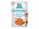 Brit Nassfutter Care Fillets Gelée Truthahn & Shrimp, 24