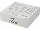 FURBER Teebeutel-Box Weiss, Detailfarbe: Weiss, Anzahl Fächer: 9 ×
