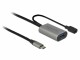 DeLock USB 3.0-Verlängerungskabel aktiv USB C - USB A/Spezial
