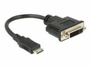 DeLock Adapterkabel Mini-HDMI ? DVI-D Schwarz, Kabeltyp
