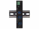 EXSYS USB-Hub EX-11244HMS, Stromversorgung: Netzteil, Anzahl