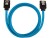 Bild 1 Corsair SATA3-Kabel Premium Set Blau 60 cm, Datenanschluss Seite