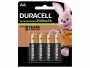 Duracell Akku Rechargeable AA 2400 mAh 4 Stück, Spannung