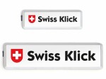 Swiss Klick Kennzeichenhalterset Langformat Chrom Matt, Material