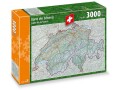 Carta.Media Puzzle Karte der Schweiz, Motiv: Stadt / Land