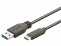 M-CAB USB-C TO USB-A CABLE - 1M M/M - BLACK