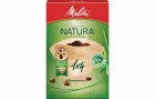 Melitta Filtertüte Natura 1x4 80 Stück, Filtergrösse: 1x4