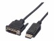 Roline DisplayPort kabel, DP ST - DVI