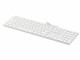 LMP Tastatur KB-1243 Weiss, US-Layout mit