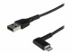 STARTECH .com 2m USB-A auf Lightning-Kabel - 90° rechtwinkliges USB