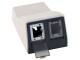 e-intec Data-Box 2-Port RJ45 S-One, Detailfarbe: Schwarz, Weiss