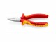 Knipex Flachzange verchromt 160 mm, Typ: Flachzange, Länge: 160