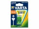 Varta Solar - Battery 2 x AAA - NiMH - ( rechargeable ) - 550 mAh