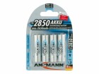 Ansmann Akku 4x AA 2650 mAh, Spannung: 1.2 V