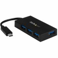StarTech.com - 4-Port USB-C Hub - USB-C to 4x USB-A - USB 3.0 Hub - Includes Power Adapter