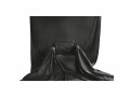 Hama Hintergrund Stoff, 2.95 x 6 m Schwarz