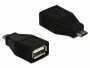 DeLock USB 2.0 Adapter USB-MicroB Stecker - USB-A Buchse