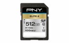 PNY SDXC-Karte Elite-X UHS-I U3 512 GB, Speicherkartentyp