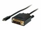 Value Adapterkabel 1.0m USB Typ C-DVI