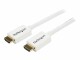 StarTech.com - 3m 10 ft White CL3 In-wall High Speed HDMI Cable - Ultra HD 4k x 2k HDMI Cable - HDMI to HDMI M/M - Audio/Video, Gold-Plated (HD3MM3MW)