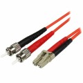 StarTech.com - 1m Fiber Optic Cable - Multimode Duplex 50/125 - LSZH - LC/ST