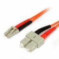 StarTech.com - 2m Fiber Optic Cable - Multimode Duplex 62.5/125 LSZH - LC/SC