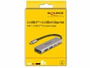 DeLock USB-Hub 2x USB C 5Gbps/2x USB A 5Gbps