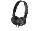 Sony On-Ear-Kopfhörer MDR-ZX310 Schwarz, Detailfarbe: Schwarz