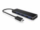 RaidSonic ICY BOX USB-Hub IB-HUB1410-C3, Stromversorgung: USB, Anzahl