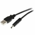 StarTech.com - 2m USB to Type H Barrel Cable - USB to 3.4mm 5V DC Power Cable