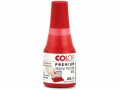 Colop Stempelfarbe 801, 25 ml, Rot, Detailfarbe: Rot, Tintenart