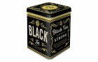 Nostalgic Art Teebeutel-Box Black Tea Gold/Schwarz/Weiss, Detailfarbe