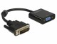 DeLock Konverter DVI-D - VGA, Kabeltyp: Konverter, Videoanschluss