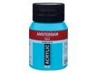 Amsterdam Acrylfarbe Standard 522 Türkisblau deckend, 500 ml, Art