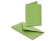 Folia Blankokarte 220 g/m² rechteckig Hellgrün, Papierformat