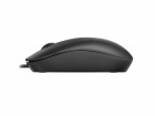 Rapoo N200 wired Optical Mouse 18548 Black