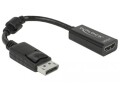 DeLock Adapter Displayport - HDMI Schwarz, Kabeltyp: Adapter