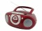 Bild 1 soundmaster Radio/CD-Player SCD5100RO Rot, Radio Tuner: FM