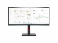 Lenovo ThinkVision T34w-30 - LED monitor - curved - 34" with MC60 Monitor Webcam 