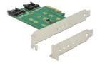 DeLock Host Bus Adapter Controller PCIe - M.2, 2xSATA