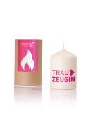 kerzilein Flämmchen - TRAUZEUGIN pink