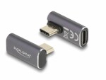 DeLock USB-Adapter gewinkelt USB-C Stecker - USB-C Buchse, USB