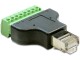 DeLock Delock Adapter RJ45 Stecker > Terminalblock