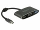 DeLock Adapter USB-C - VGA, USB 3.0 Schwarz