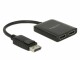 DeLock Displayport - 2x HDMI Splitter, 4K