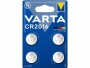 Varta Knopfzelle CR2016 4 Stück, Batterietyp: Knopfzelle